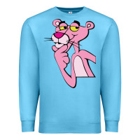 Ocean Blue pink panther Premium Sweatshirt - SnappyArt
