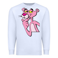 White pink panther Premium Sweatshirt - SnappyArt
