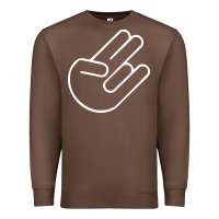 Chestnut shocker hand Premium Sweatshirt - SnappyArt