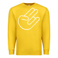 Lemon shocker hand Premium Sweatshirt - SnappyArt