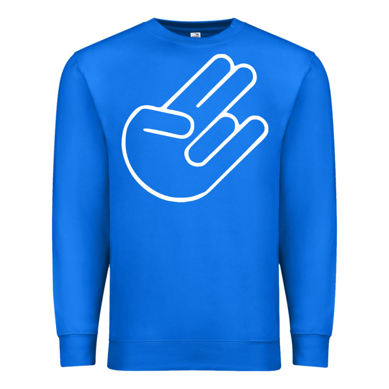 Shocker Hand Premium Sweatshirt by SnappyArt | Teevron