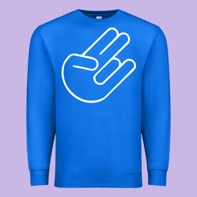 Shocker Hand Premium Sweatshirt Designed By Snappyart