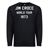 Black Jim Croce World Tour 1973 Premium Sweatshirt - SnappyArt