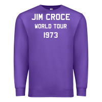 Purple Jim Croce World Tour 1973 Premium Sweatshirt - SnappyArt