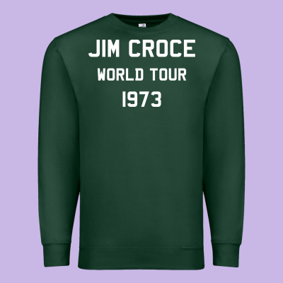 Jim Croce World Tour 1973 Premium Sweatshirt Designed By Snappyart