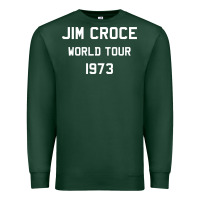 Sports Green Jim Croce World Tour 1973 Premium Sweatshirt - SnappyArt