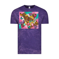 Cloud Purple Easter Bunnies And Egg Tumbler Vintage Tee - BundleAndBundleShop