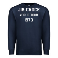 Navy Jim Croce World Tour 1973 Premium Sweatshirt - SnappyArt