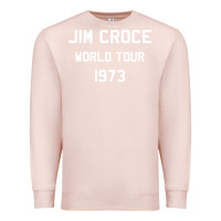 Pale Pink Jim Croce World Tour 1973 Premium Sweatshirt - SnappyArt