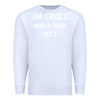 White Jim Croce World Tour 1973 Premium Sweatshirt - SnappyArt
