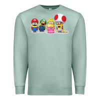 Seafoam Super Minion Bros Premium Sweatshirt - FloraArt
