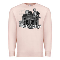 Pale Pink the ghost and mr chicken green Premium Sweatshirt - FloraArt