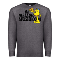 Charcoal Heather mellow mushroom restaurant Premium Sweatshirt - FloraArt
