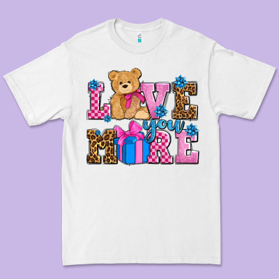 Love You More Olivia Premium Tee Designed By Oliviacreatesart