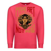 Cardinal make art not war symbol Premium Sweatshirt - FloraArt