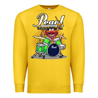 Lemon ANIMAL DRUMMER PEARL DRUMS Premium Sweatshirt - FloraArt