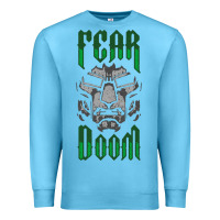 Ocean Blue Fear Doom Premium Sweatshirt - FloraArt