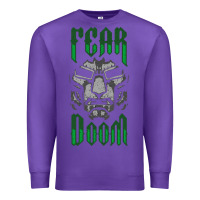 Purple Fear Doom Premium Sweatshirt - FloraArt