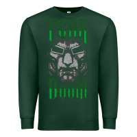 Sports Green Fear Doom Premium Sweatshirt - FloraArt