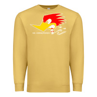 Antique Gold mr horsepower clay smith cams cigar smoking woodpecker shirt for man f Premium Sweatshirt - FloraArt