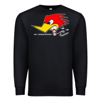Black mr horsepower clay smith cams cigar smoking woodpecker shirt for man f Premium Sweatshirt - FloraArt