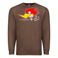 Chestnut mr horsepower clay smith cams cigar smoking woodpecker shirt for man f Premium Sweatshirt - FloraArt