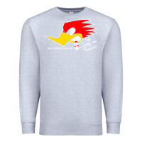 Heather Grey mr horsepower clay smith cams cigar smoking woodpecker shirt for man f Premium Sweatshirt - FloraArt