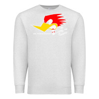 Oatmeal Heather mr horsepower clay smith cams cigar smoking woodpecker shirt for man f Premium Sweatshirt - FloraArt