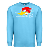 Ocean Blue mr horsepower clay smith cams cigar smoking woodpecker shirt for man f Premium Sweatshirt - FloraArt