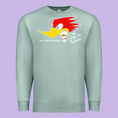 Mr Horsepower Clay Smith Cams Cigar Smoking Woodpecker Shirt For Man F Premium Sweatshirt Designed By Floraart