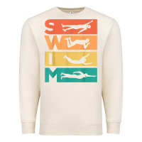 Sandshell retro vintage swimming gift for swimmers t shirt Premium Sweatshirt - FloraArt