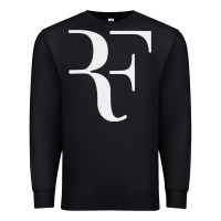 Black roger federer Premium Sweatshirt - FloraArt