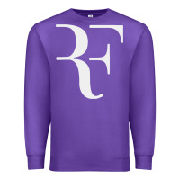 Purple roger federer Premium Sweatshirt - FloraArt