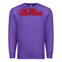 Purple ole miss Premium Sweatshirt - FloraArt