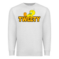 Oatmeal Heather tweety Premium Sweatshirt - FloraArt