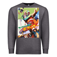 Charcoal Heather KIKAIDA POSTER Premium Sweatshirt - FloraArt