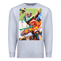 Heather Grey KIKAIDA POSTER Premium Sweatshirt - FloraArt