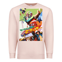 Pale Pink KIKAIDA POSTER Premium Sweatshirt - FloraArt