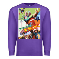Purple KIKAIDA POSTER Premium Sweatshirt - FloraArt