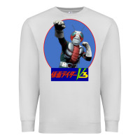 Dove Grey KAMEN RIDER V3 PUNCH Premium Sweatshirt - FloraArt