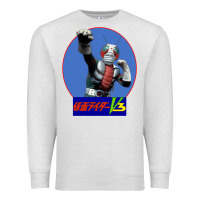 Oatmeal Heather KAMEN RIDER V3 PUNCH Premium Sweatshirt - FloraArt
