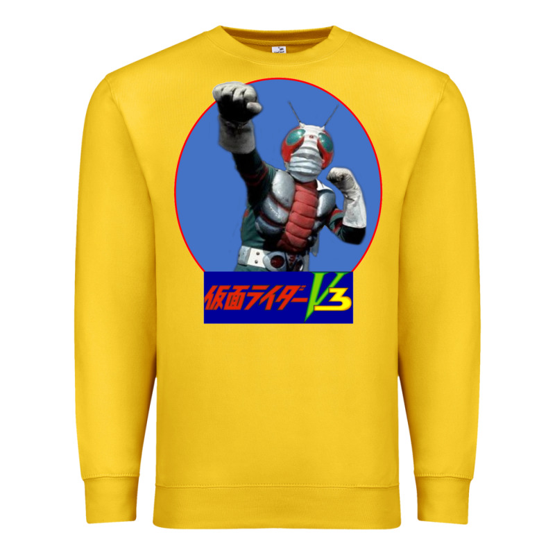 Kamen Rider V3 Punch Premium Sweatshirt by FloraArt | Teevron