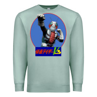 Seafoam KAMEN RIDER V3 PUNCH Premium Sweatshirt - FloraArt