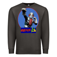 Smoke KAMEN RIDER V3 PUNCH Premium Sweatshirt - FloraArt