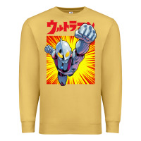 Antique Gold ultraman exclusive yellow Premium Sweatshirt - FloraArt