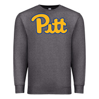 Charcoal Heather Pitt Panthers Premium Sweatshirt - FloraArt