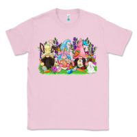 Bubblegum Pink Easter gnomes Easter Day Classic Tee - CowGirlArtShop