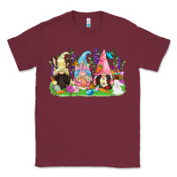 Burgundy Easter gnomes Easter Day Classic Tee - CowGirlArtShop