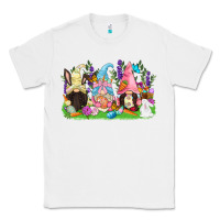 White Easter gnomes Easter Day Classic Tee - CowGirlArtShop