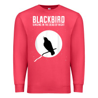 Cardinal blackbird singing in the dead of night t shirt Premium Sweatshirt - FloraArt